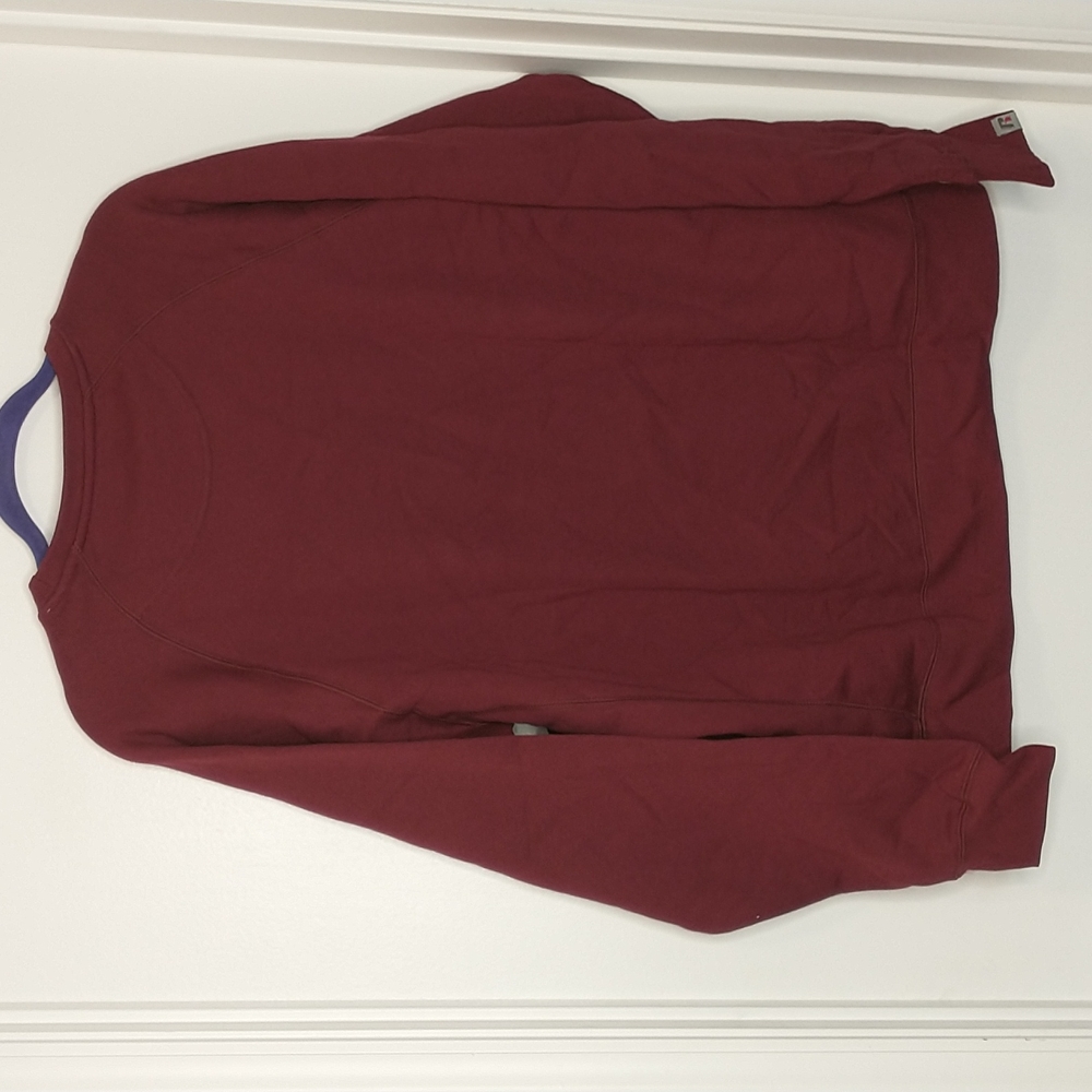Russell red burgundy pullover sweatshirt - Picture 5 of 5
